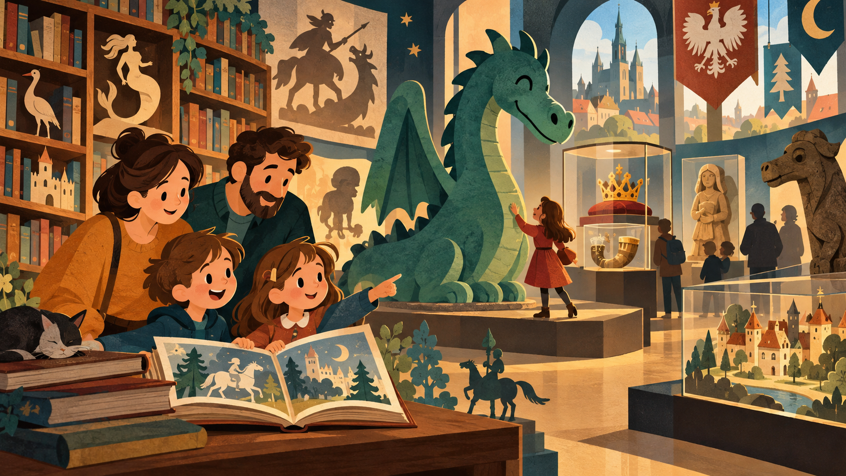 Nowoczesna ilustracja spotkania z literaturą dziecięcą